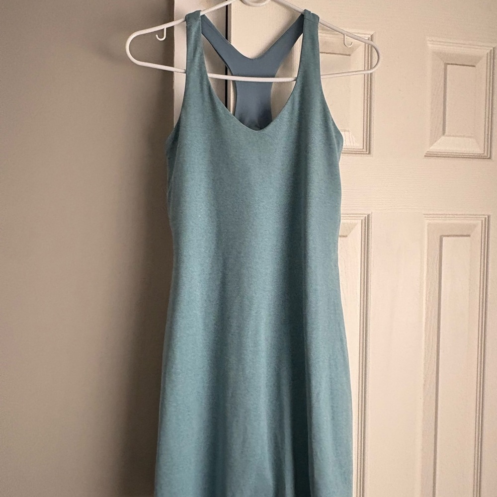 girlfriend collective  Lola Dress | Light blue, racerback